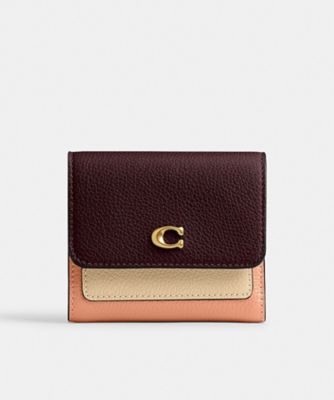 ミラ スモール フラップ ウォレット・カラーブロック | COACH/コーチ